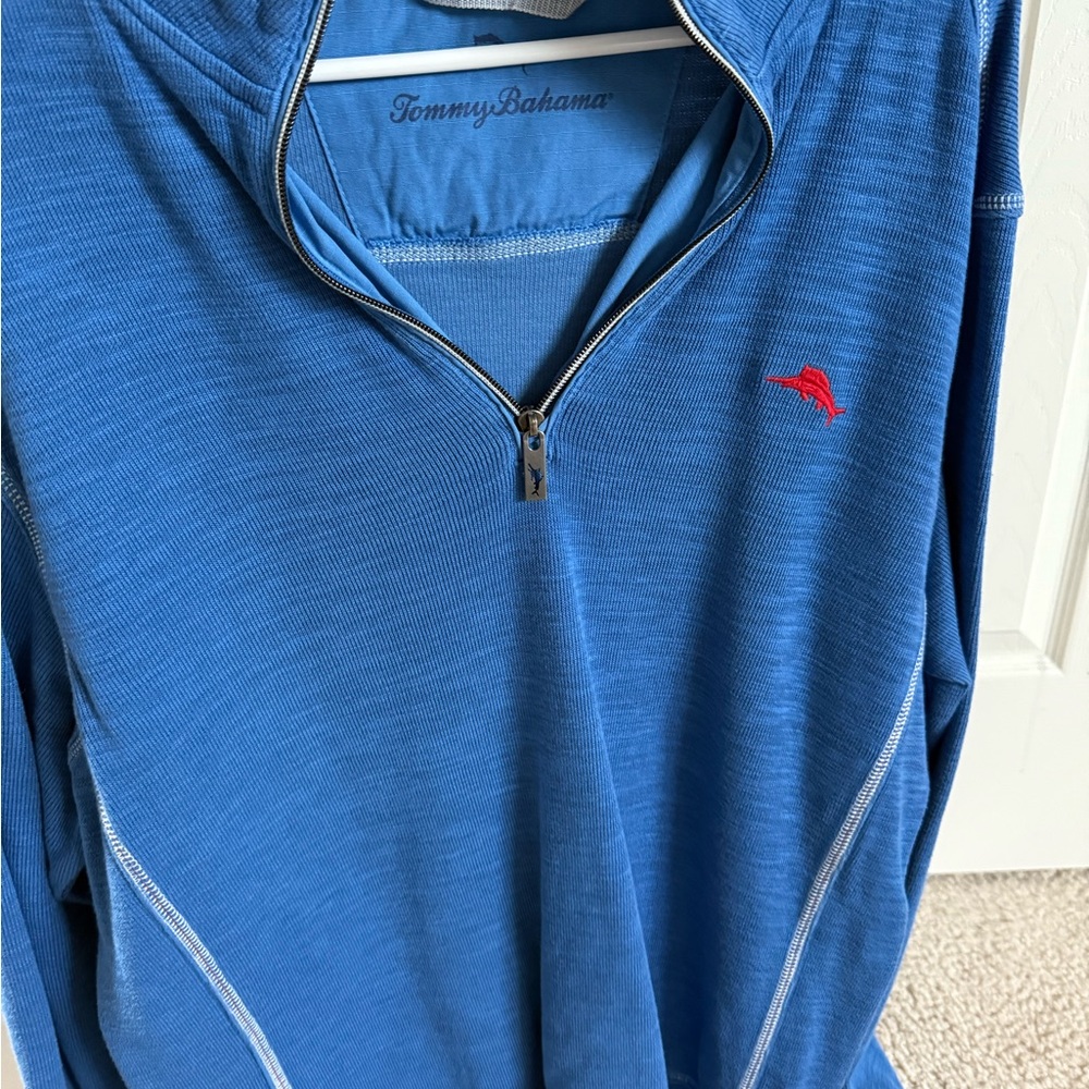 Tommy Bahama Blue Tobago Bay Half-Zip Sweatshirt
